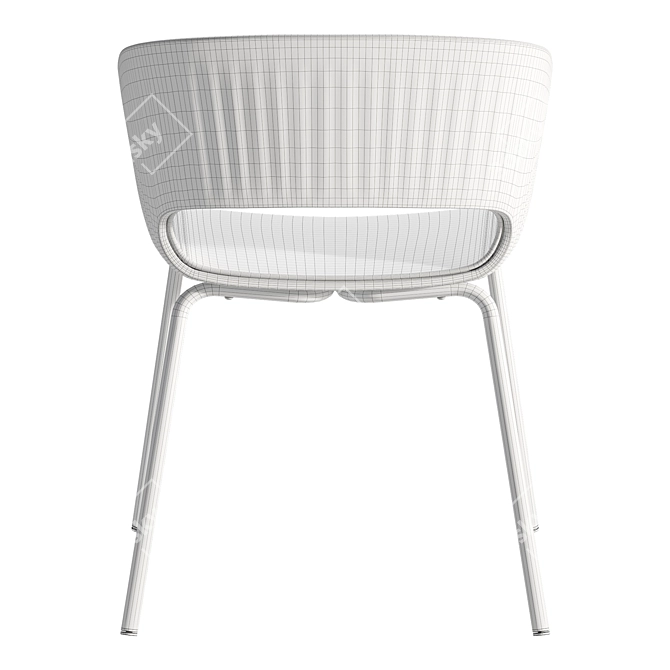 Modern Danish Maree 401 Chair 3D model image 11
