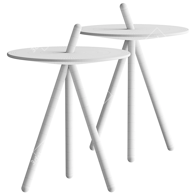 Trendy Steffen Juul Side Table 3D model image 3