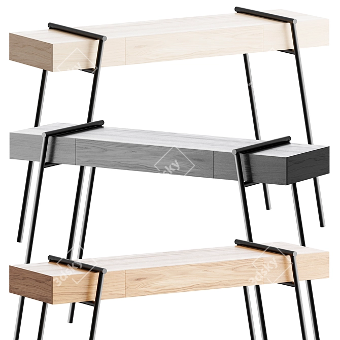 DUOO Console Table: Minimalist Chic 3D model image 2