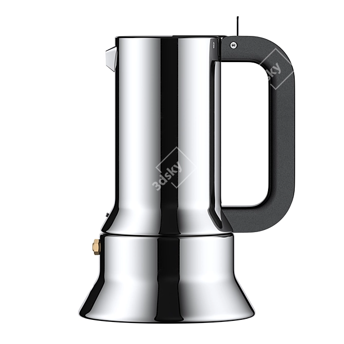 Alessi 9090 Espresso Maker Kit 3D model image 2