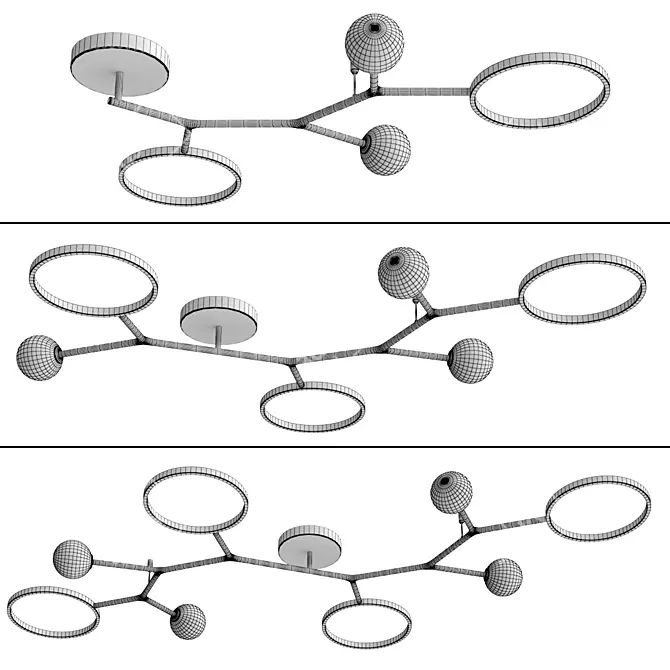 Betina: Elegant Design Lamp 3D model image 2