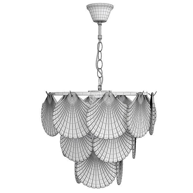 Elegant Arte Lamp Victoria Chandelier 3D model image 2