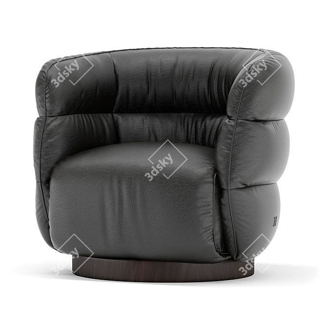 Luxury Comfort Couture Armchair 3D model image 1
