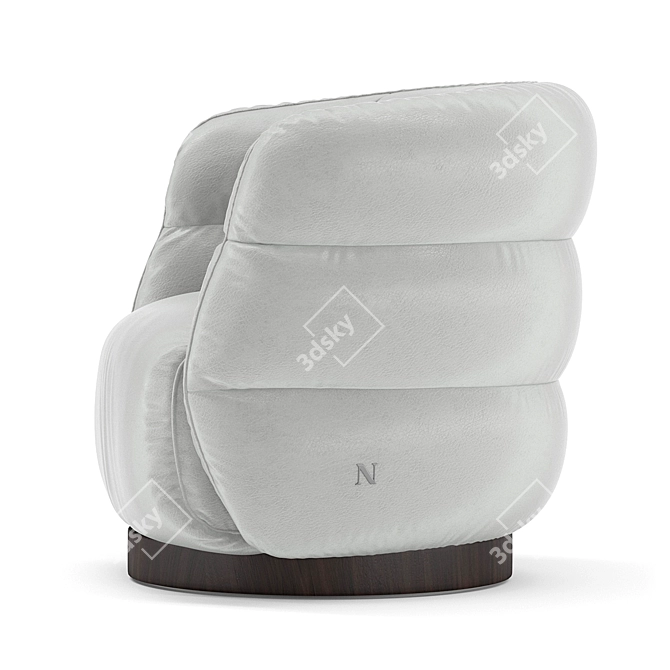 Luxury Comfort Couture Armchair 3D model image 4