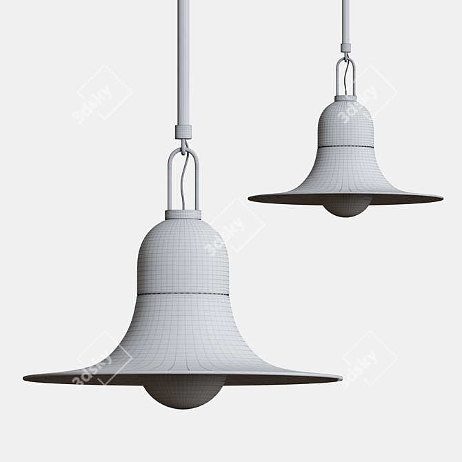 Modern Elegance Pendant Light 3D model image 2