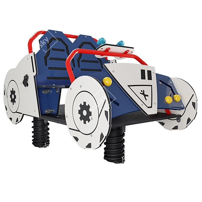 Mars Rover Adventure Playground 3D model image 8