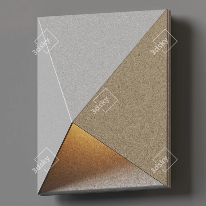 Triform Compact LED Wall Bra 3D model image 2