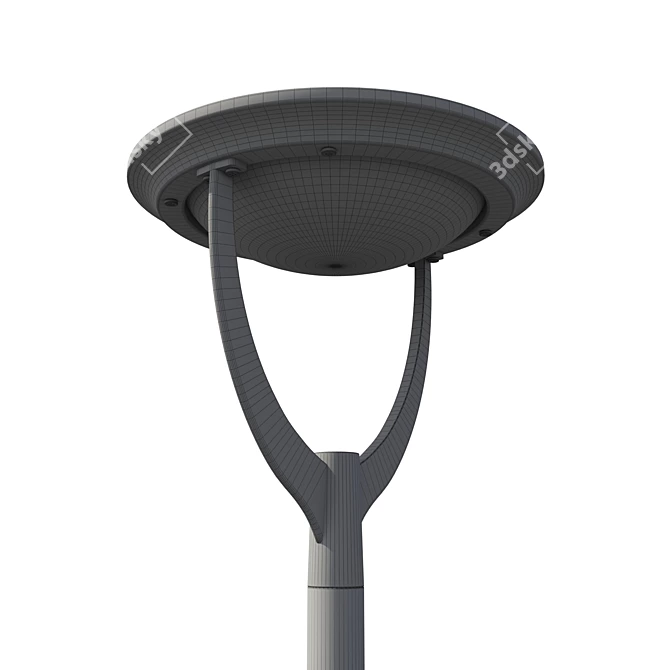 Saros Outdoor LED Street Light 3D model image 2