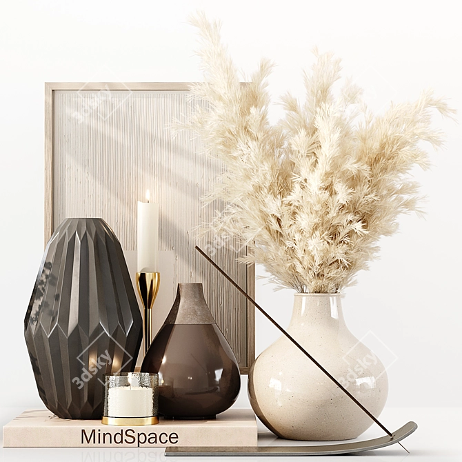 Premium Decor Set: Versatile 3D 3D model image 1