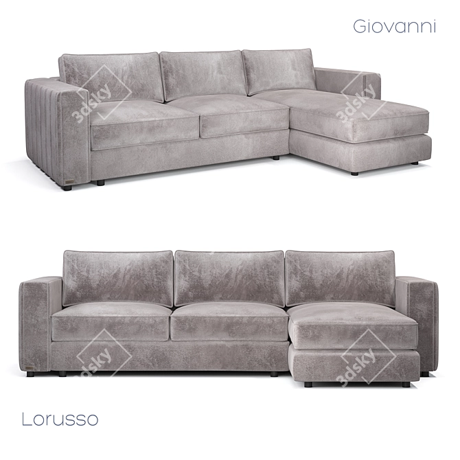 Giovanni LORUSSO Modern Comfort Sofa 3D model image 1