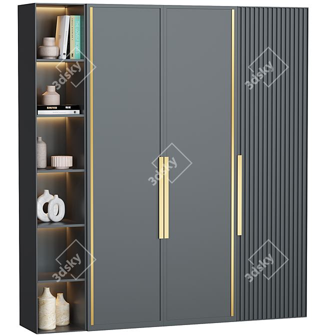 Modern Furniture Composition Set 2014 3D model image 1