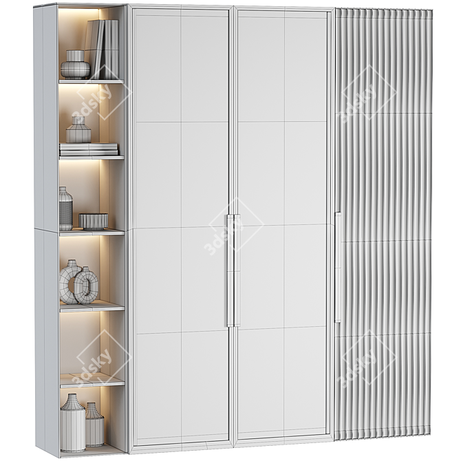 Modern Furniture Composition Set 2014 3D model image 3