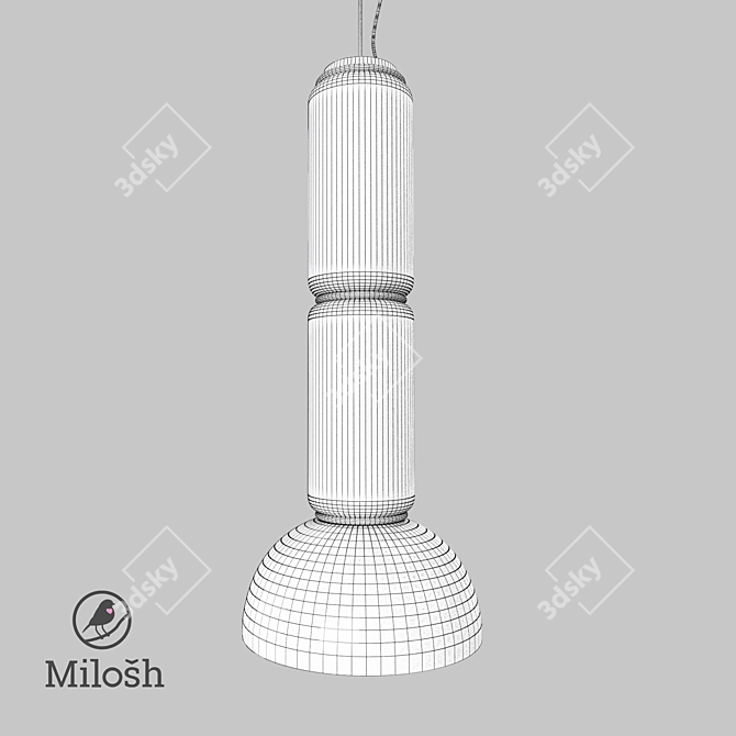 Milosh Tendence Pendant Light 3D model image 3
