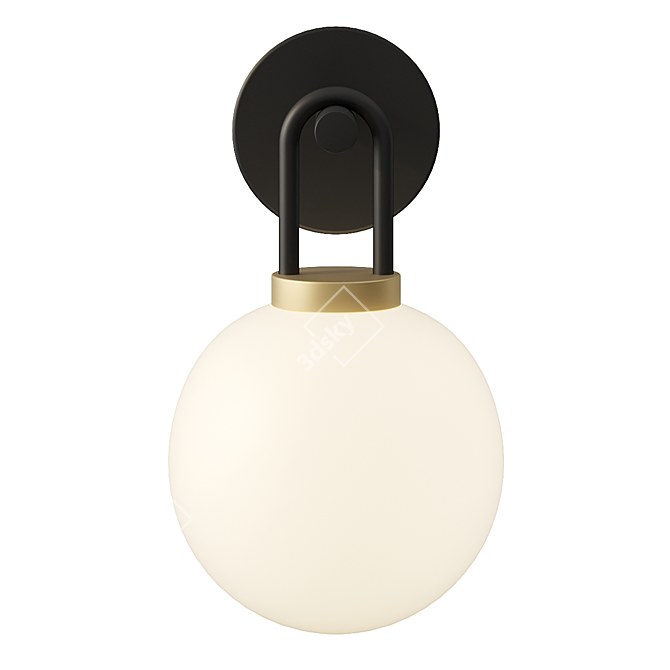 Modern Elegant Nyro Wall Lamp 3D model image 3