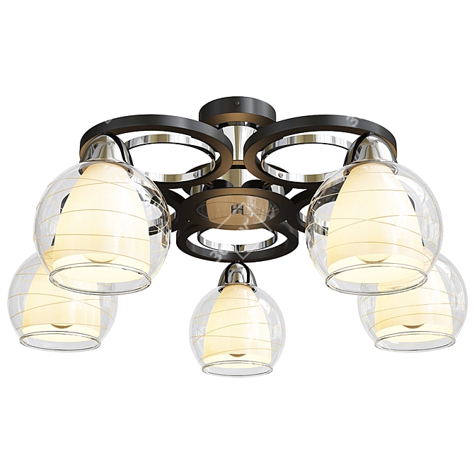 Ginevra Hanging Ceiling Light 3D model image 1