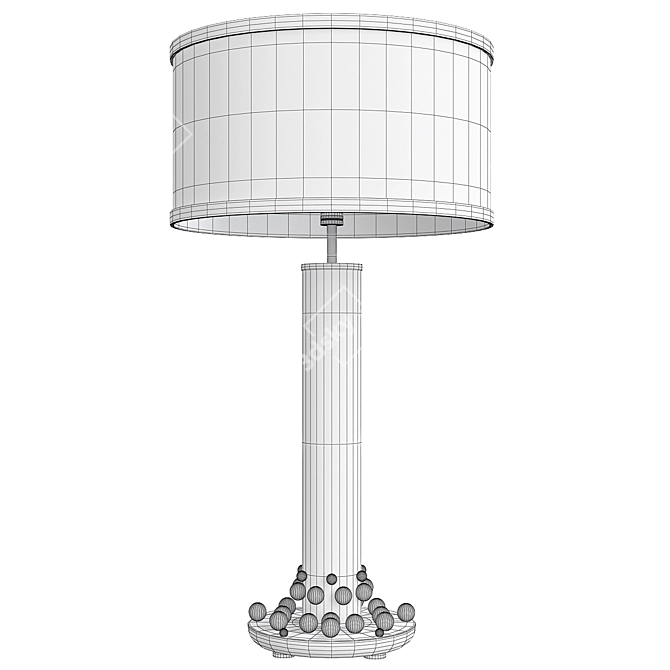 Sleek Modern Castro Table Lamp 3D model image 2