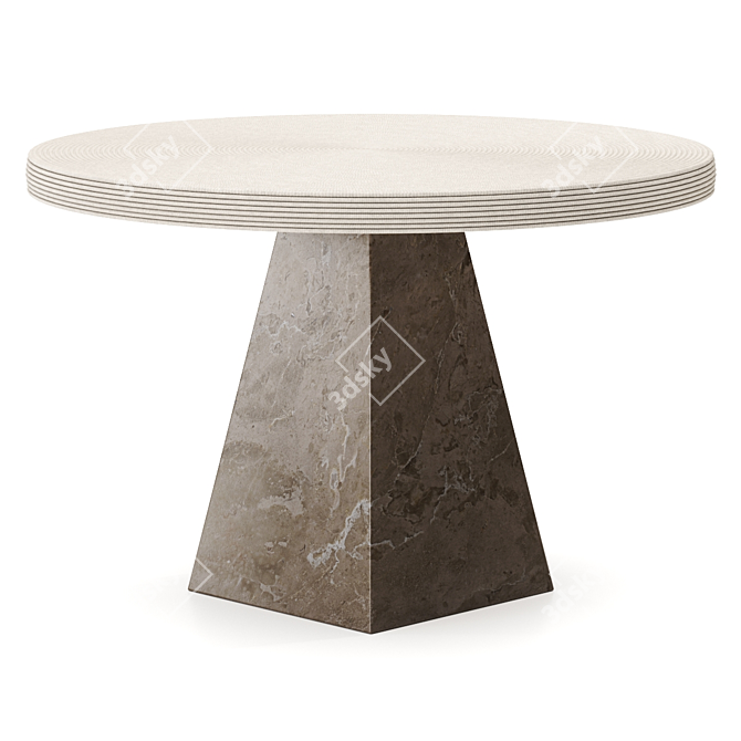 Nicole Hollis Round Dining Table 3D model image 4