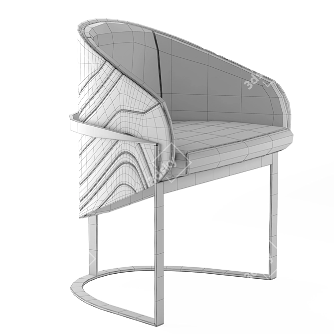 Luxury Cloud Chair, Italian Design 3D model image 3