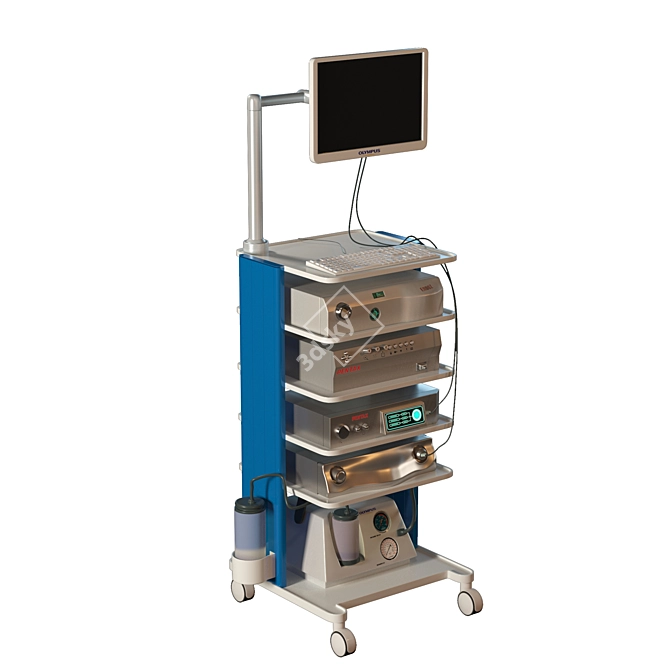 Medical Simulation Equipment Set 3D model image 2