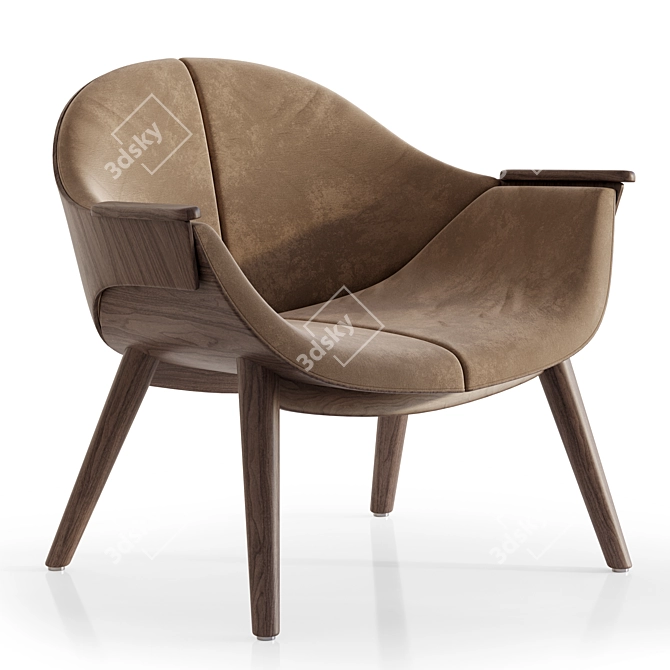 Luxury Florian Armchair 3D Models 3D model image 2