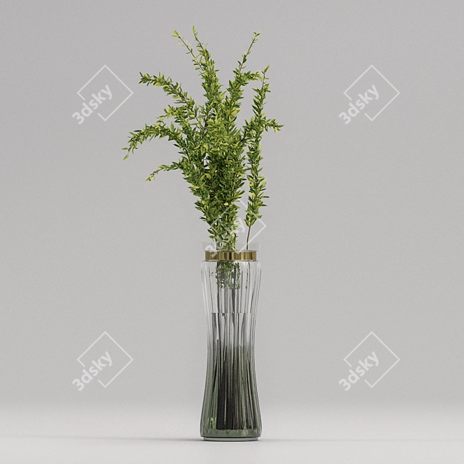 Branches & Pampas Decor Bundle 3D model image 3