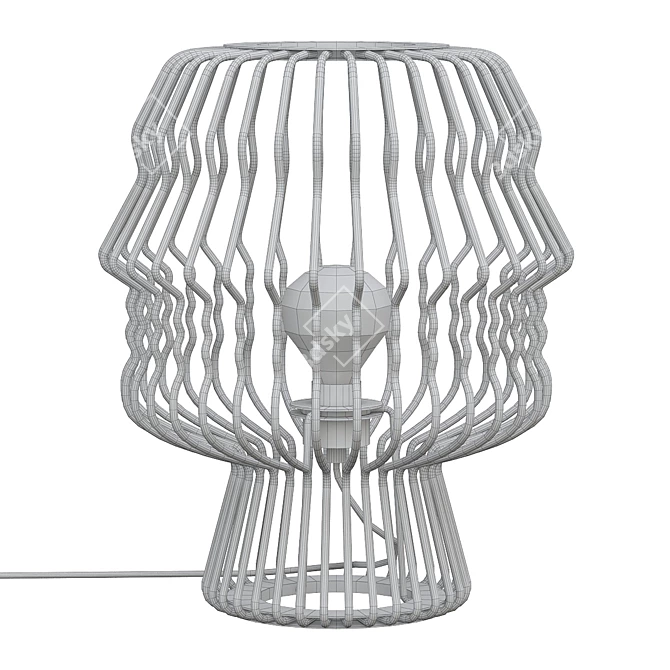 Modern Iron Table Lamp 8221 3D model image 2