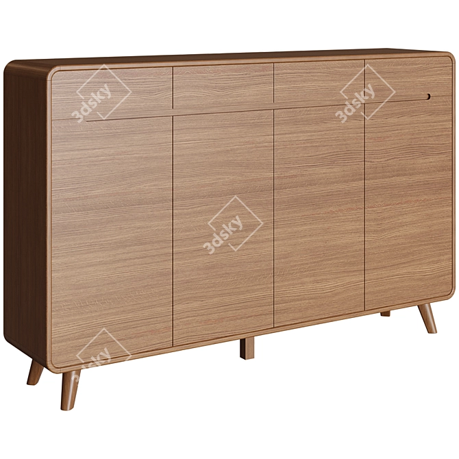 WeilaiConcept Shoe Cabinet Organizer 3D model image 1