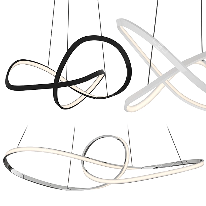 Vornado Chandelier Pendant Lamp Fixture 3D model image 1