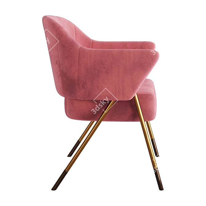 Modern Elegance: Jackie Chair Render 3D model image 4