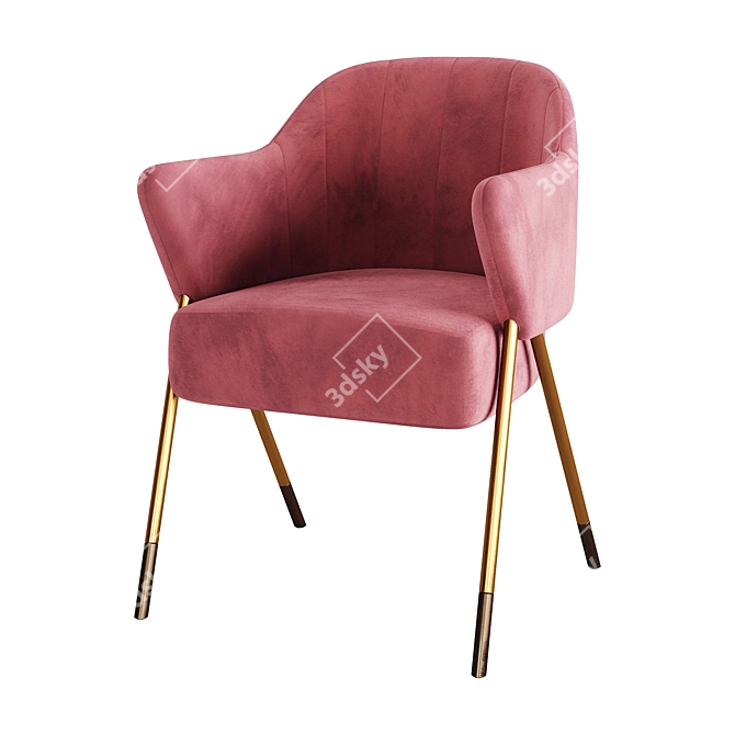 Modern Elegance: Jackie Chair Render 3D model image 5