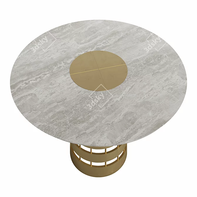 Sleek Rossato-Inspired Conrad Table 3D model image 4