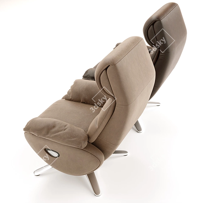 Luxury Adler Massage Chair 3D model image 3