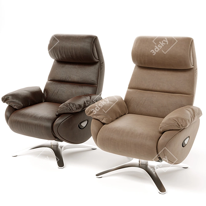 Luxury Adler Massage Chair 3D model image 4