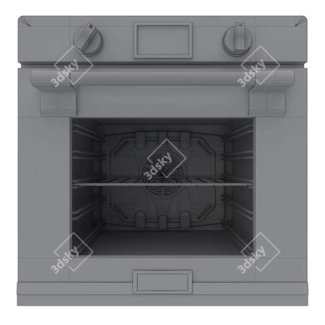 Kaiser EH 6338 S Oven 3D model image 2