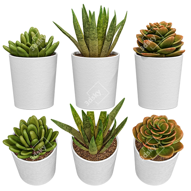FEJKA Artificial Plant in Pot 3D model image 1