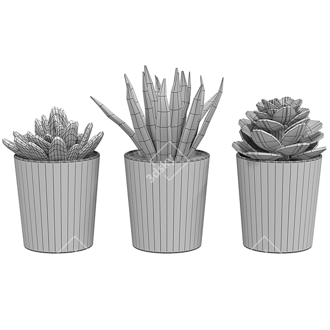 FEJKA Artificial Plant in Pot 3D model image 4