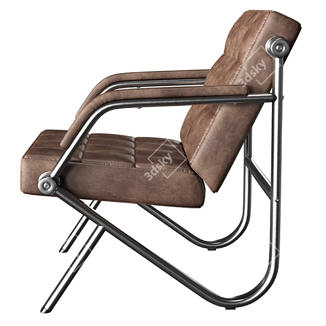 Stilio Eco-Leather Office Armchair 3D model image 2