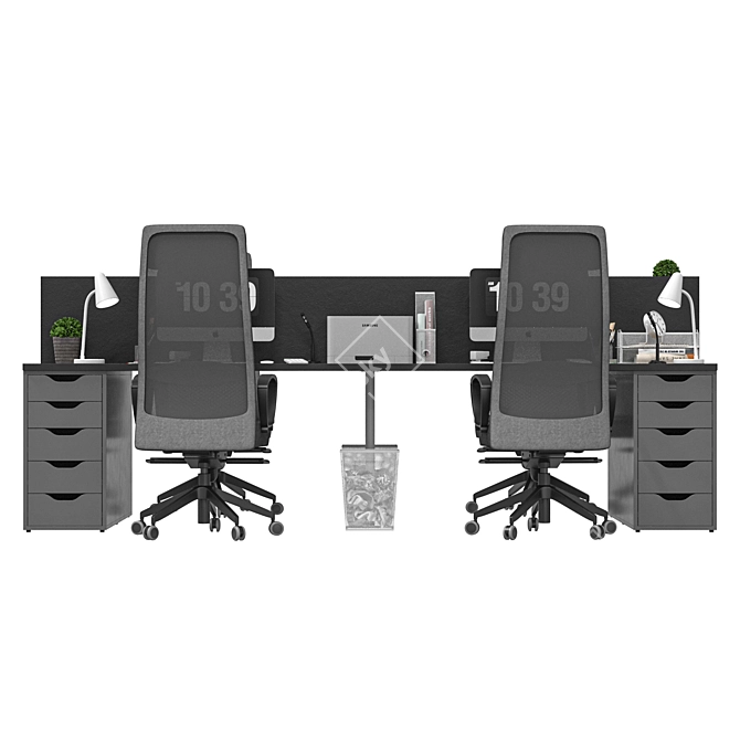 IKEA Office Suite - Workstation 10 3D model image 4