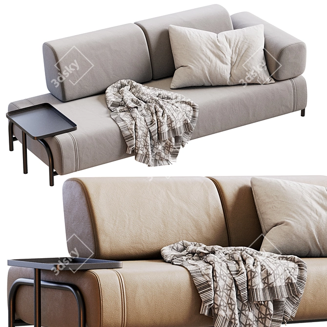 Modern Design Compo Furniture Set 3D model image 7