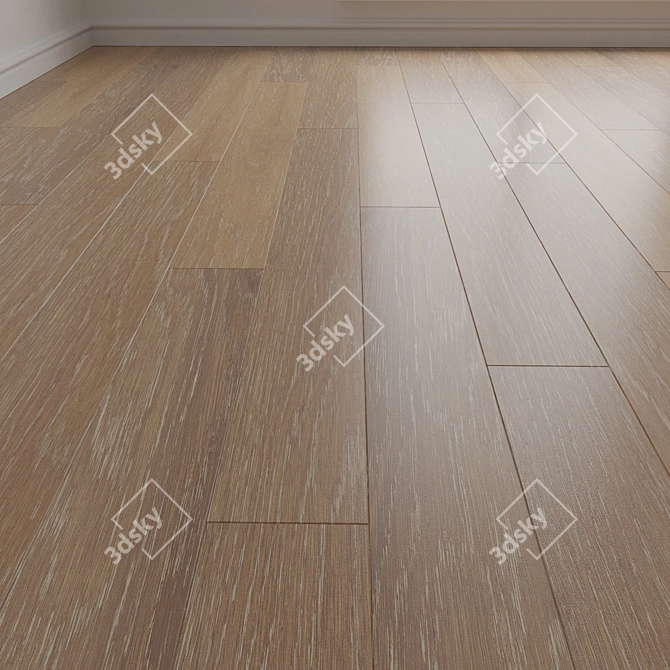 3D Parquet Laminate Collection 3D model image 1