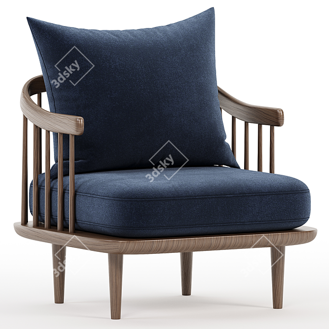 Modern Fly Chair & Tradition 3D model image 4