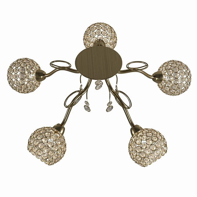 Illuminare Flush Ceiling Light 3D model image 3