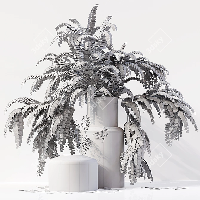 Sophisticated Indoor Plant Model 3D model image 3