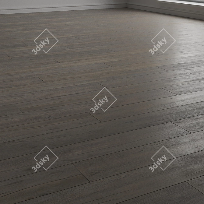 Engineered Wood Parquet Flooring 3D model image 3