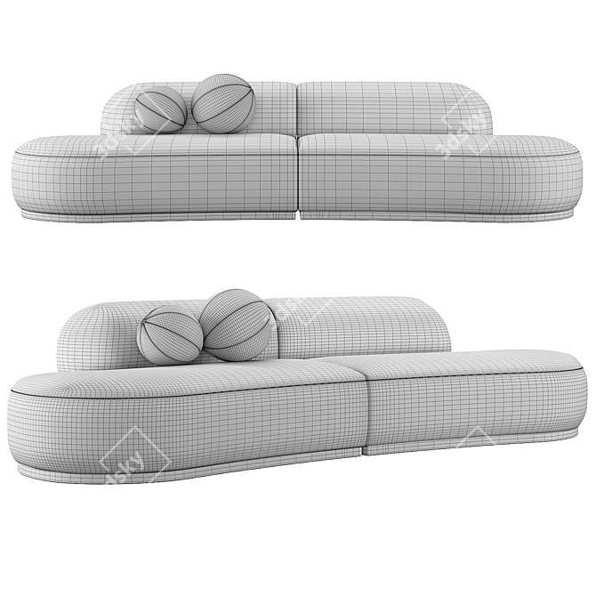 Eichholtz Sofa Björn S Bundle 3D model image 5