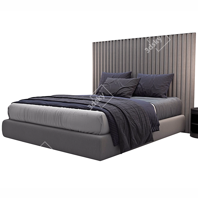 Biarritz Slim Flexform Bed 3D model image 3