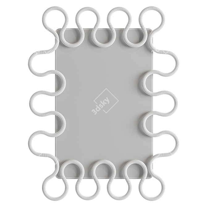  Laskes Mirror by Corner Design 3D model image 3