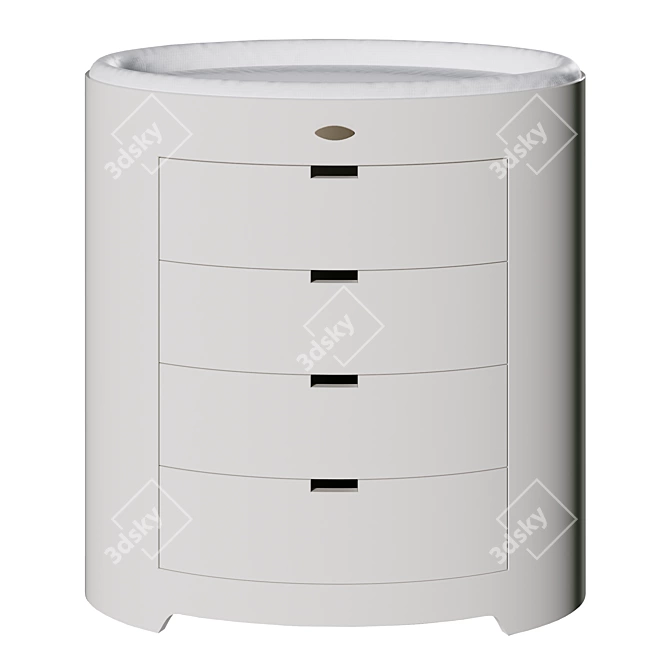 Oval Changing Station ComfortBaby 3D model image 1