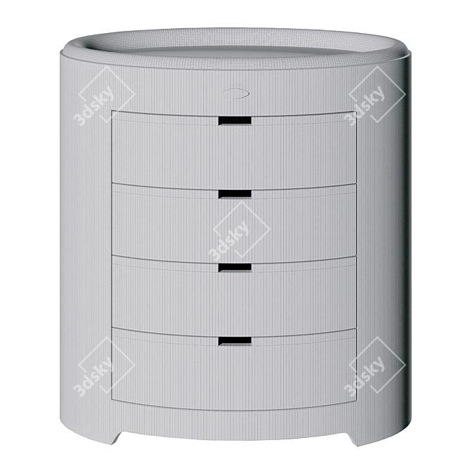  Oval Changing Station ComfortBaby 3D model image 4