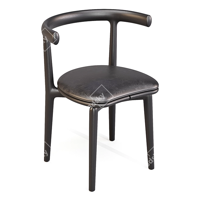 Baxter Himba Outdoor Dining Chair 3D model image 3